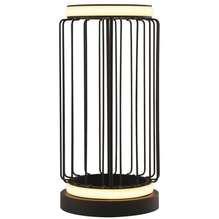 Searchlight Circolo EU54210-1BK zwarte tafellamp