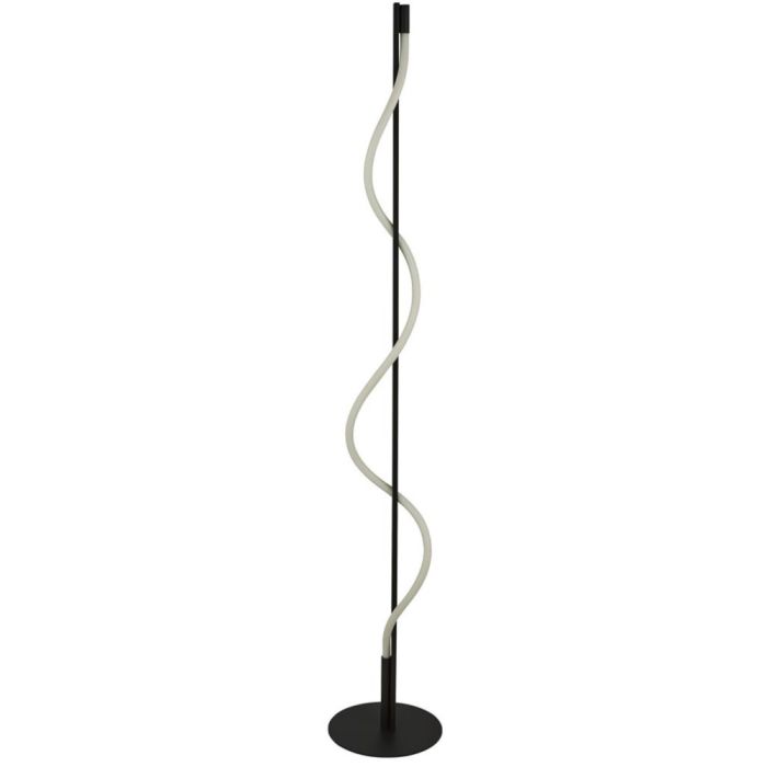 Searchlight Serpent EU57213BK zwarte vloerlamp met buis
