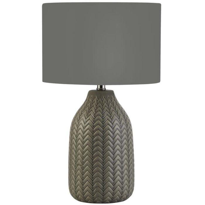 Searchlight Paramount EU60803GY grijze tafellamp