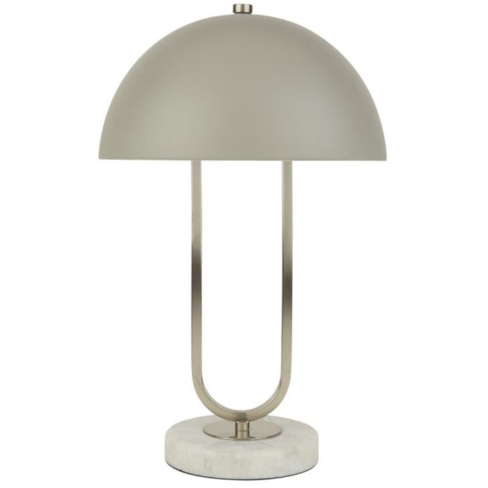 Searchlight Dome EU60949GY grijs metalen tafellamp