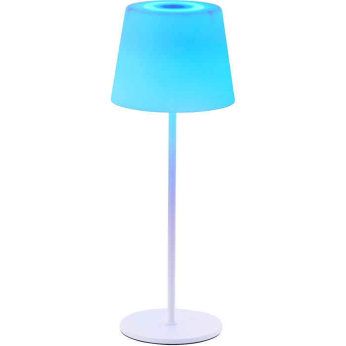 Brilliant Cappo G40882/05 witte buitenlamp met instelbare lichtkleur