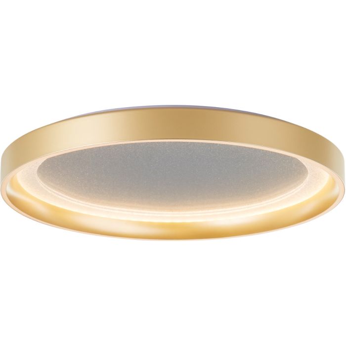 Brilliant Quito G80124/16 goud kleurige plafonniere met glittereffect