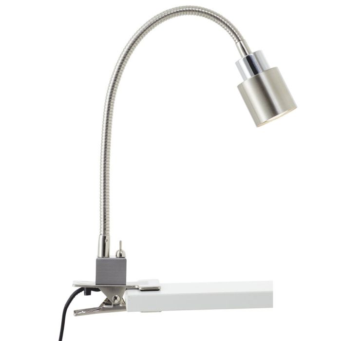 Brilliant Andres G94902/77 staal kleurige klemspot