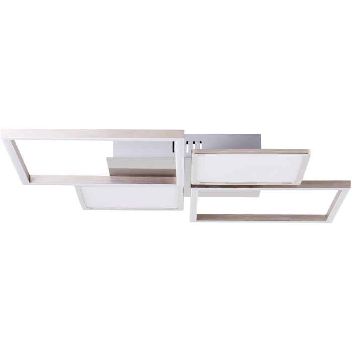 Brilliant Zelia G99380/68 staalkleurige plafondlamp