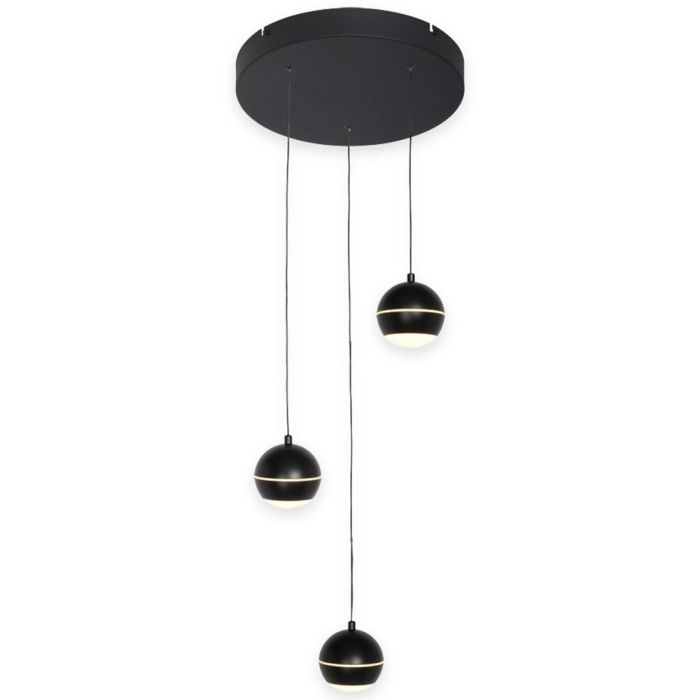 Freelight Bilia H4833Z zwarte hanglamp