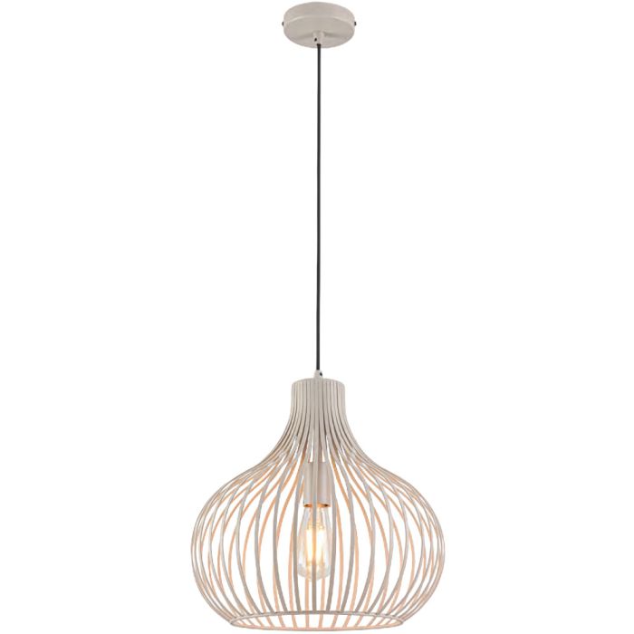 Freelight Aglio H7842C creme kleurige hanglamp van dunne metaal draden