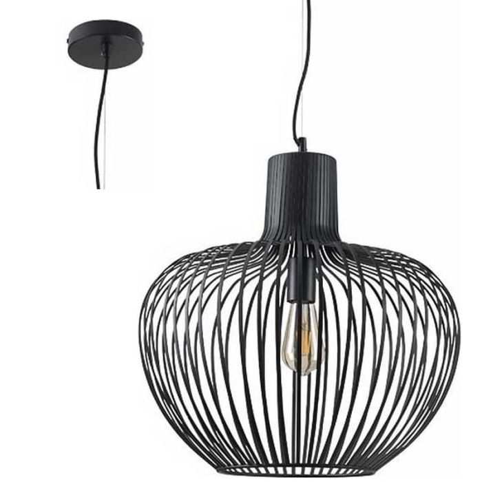 Freelight Arraffone H8345Z zwart metalen hanglamp