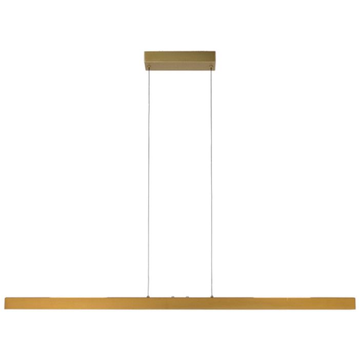 Freelight Traiano H1261B messing kleurige hanglamp met boven en onderlicht
