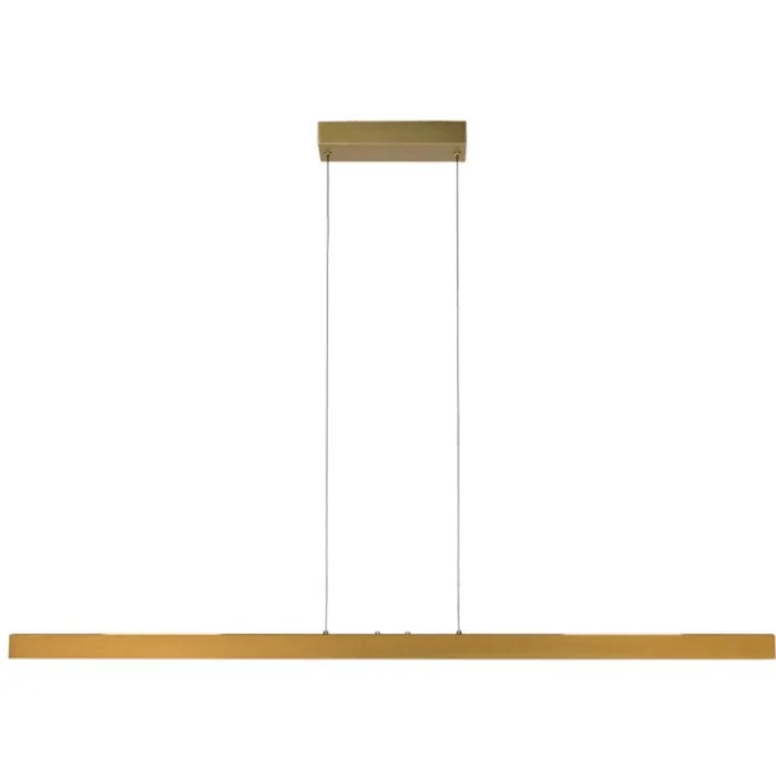Freelight Traiano H1461B messing kleurige 140cm lange hanglamp