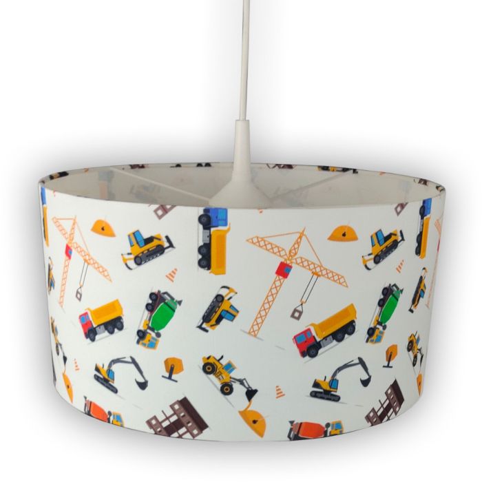Niermann Bouwplaats 1004 hanglamp met bouwmachines
