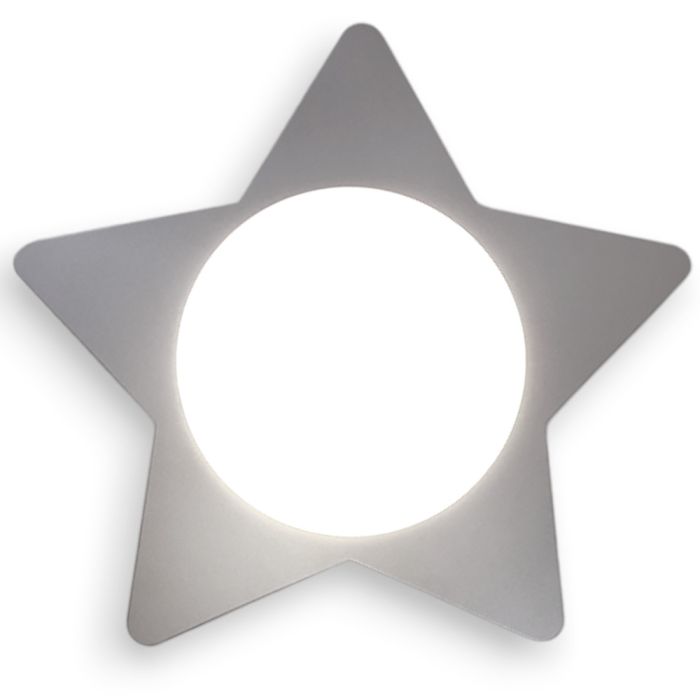 Niermann Ster 6610 zilver kleurige stervormige kinderlamp