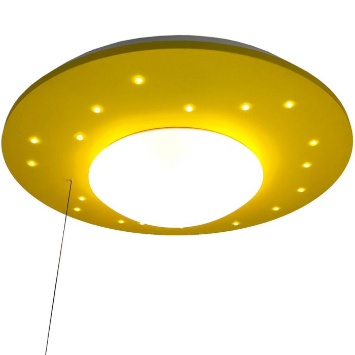 Niermann Sterrenlicht 7008 gele plafondlamp met 20 leds