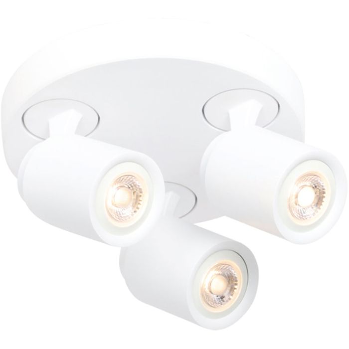 Freelight Razza PL1503W wit metalen spots