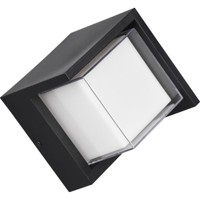 Trio Puno R27026132 mat zwarte buitenwandlamp