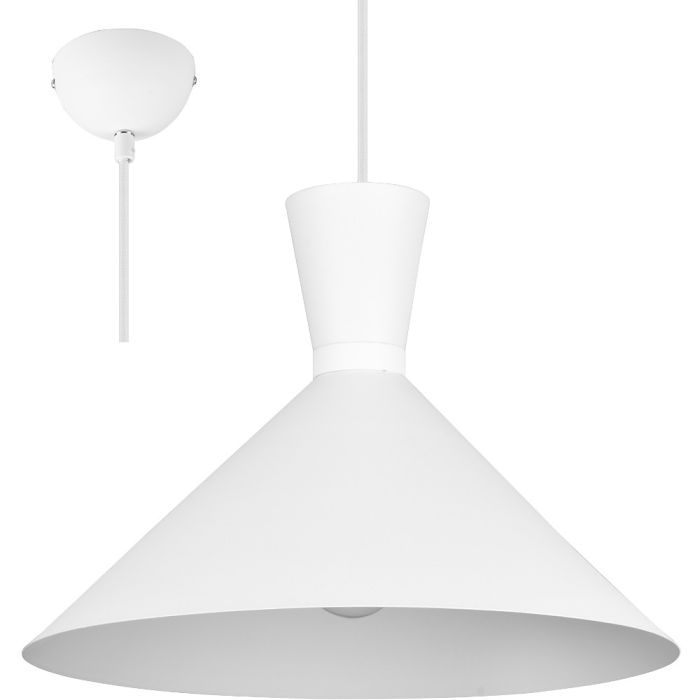 Trio Enzo R30781931 mat witte hanglamp