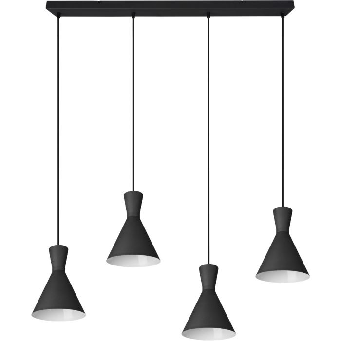 Trio Enzo R30784032 mat zwarte hanglamp