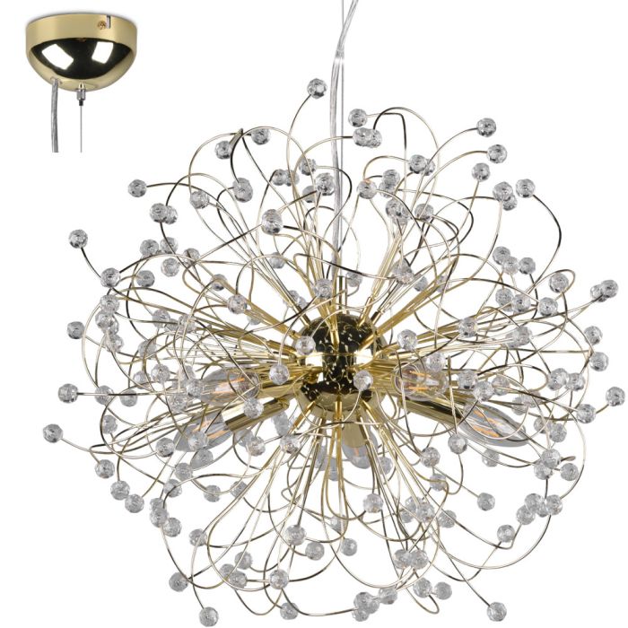 Trio Gloria R31315003 goud kleurige hanglamp