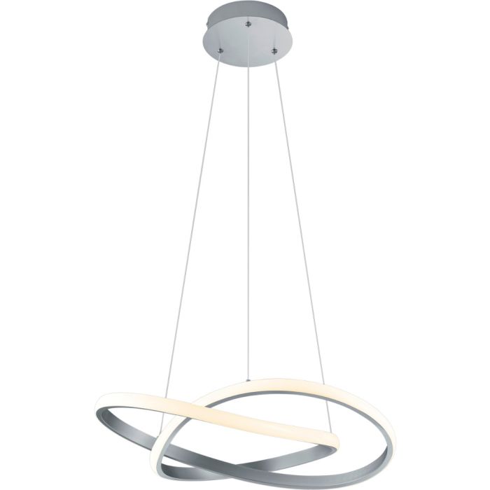 Trio Course R32051107 stalen hanglamp