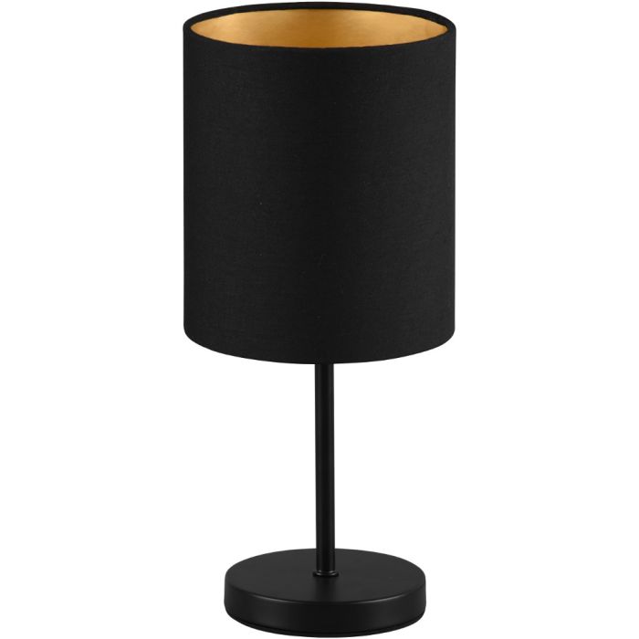 Trio Jerry R50491080 zwart met goud tafellampje