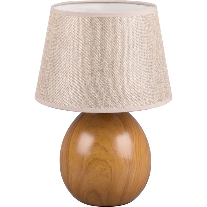Trio Luxor R50631035 hout kleurige tafellamp
