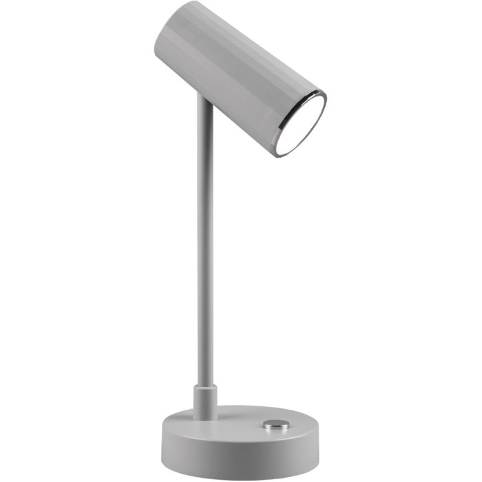 Trio Lenny R52661111 grijze bureaulamp op batterijen