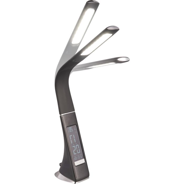 Trio Francy R52691102 zwarte bureaulamp met wek functie
