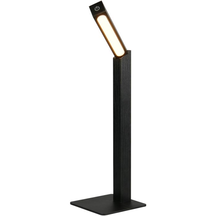 Reality Skip R55951132 zwarte oplaadbare tafellamp van mdf