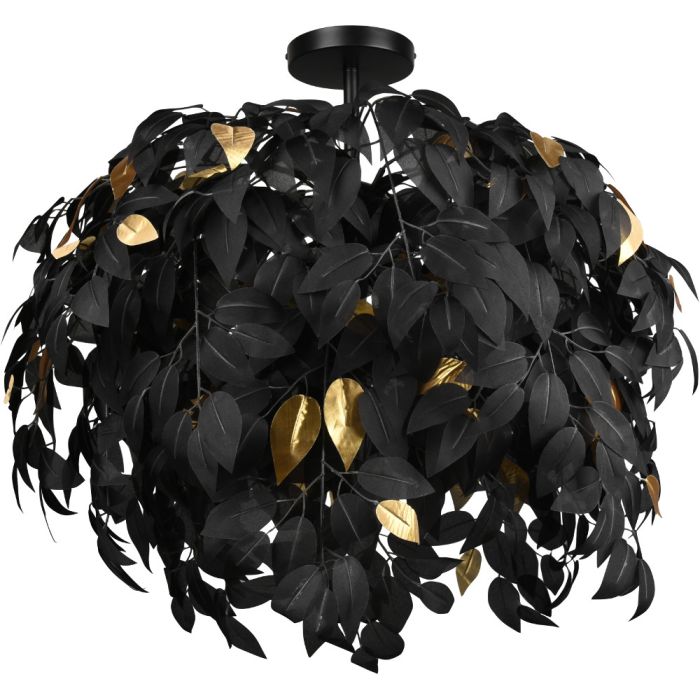 Trio Leavy R60463032 plafondlamp met bladeren