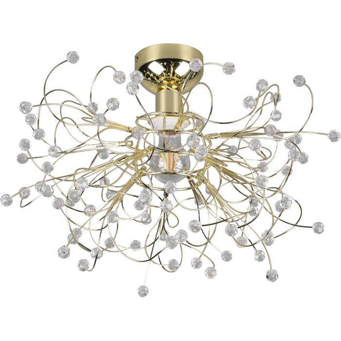 Trio Gloria R61311003 goud kleurige plafondlamp