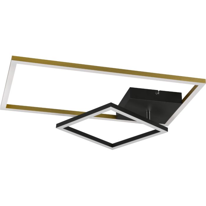 Trio Padella R62642108 mat messing plafondlamp