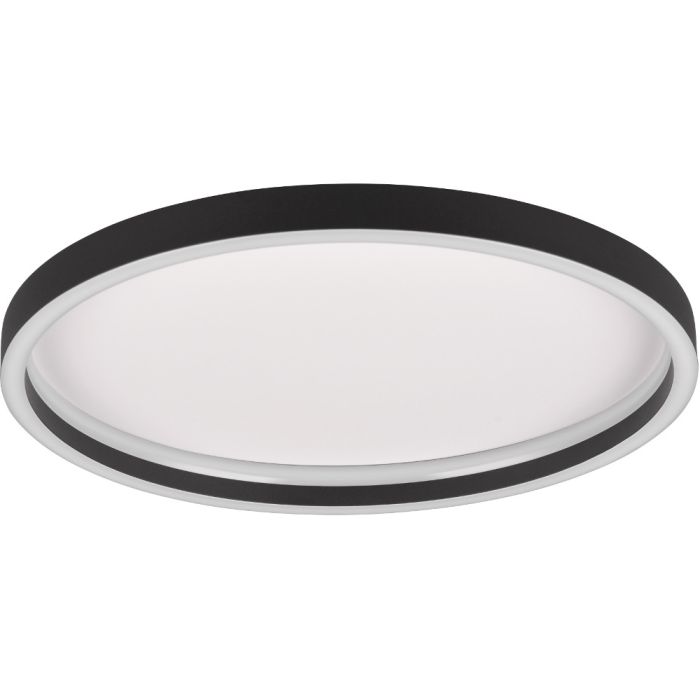 Trio Rotonda R64502132 zwarte plafondlamp
