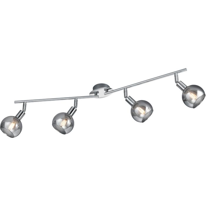 Trio Brest R80594006 chromen spot met rookglas