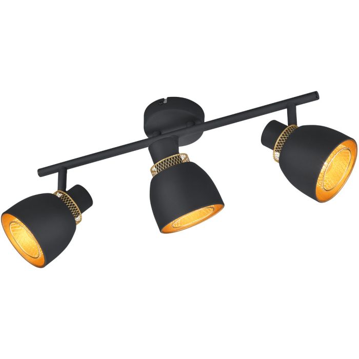 Trio Punch R80813032 zwart met gouden spot