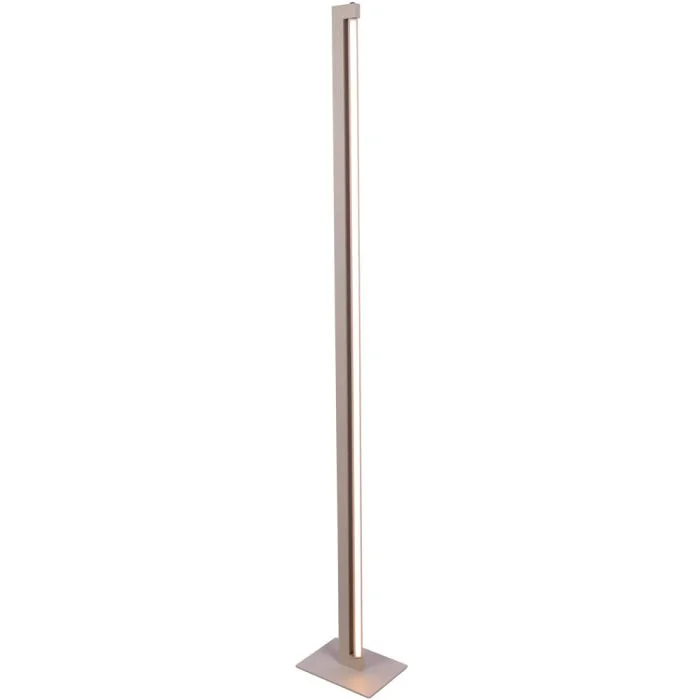 Freelight Colonna S2621C cremekleurige vloerlamp met 350 graden draaibare lichtbalk over de totale lengte