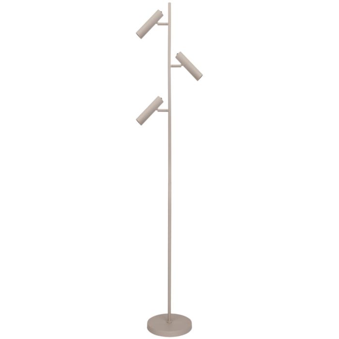 Freelight Undici S3703C creme vloerlamp met drie spotjes van 15cm lang voor 35mm GU10 lampen