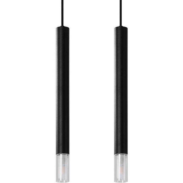 Sollux Wezyr SL.0961 zwarte hanglamp