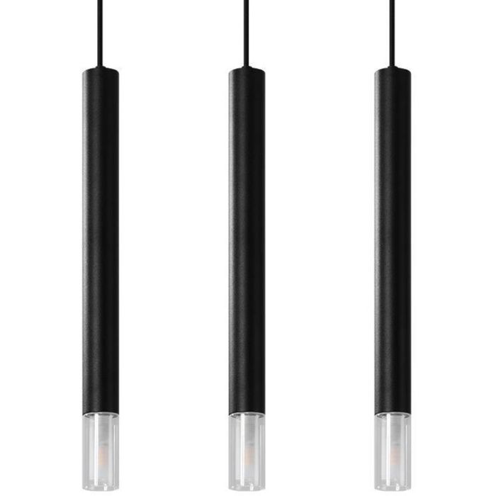 Sollux Wezyr SL.0962 zwarte hanglamp