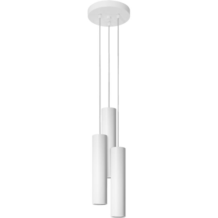 Sollux Lagos SOL1078 witte hanglamp van metaal