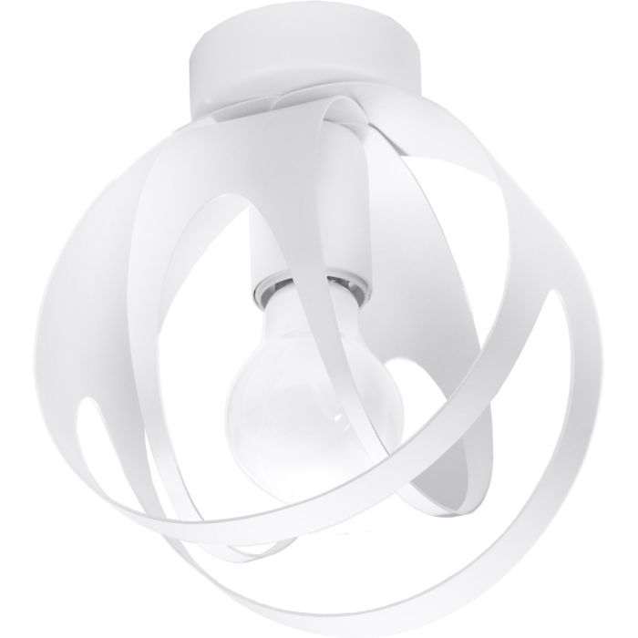 Sollux Tulos SOL1082 witte plafondlamp van metaal