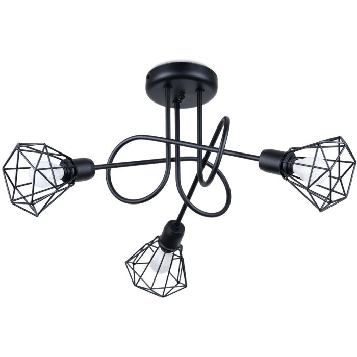 Sollux Artemis SL.1109 zwarte plafondlamp