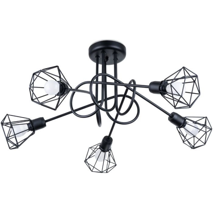 Sollux Artemis SL.1110 zwarte plafondlamp
