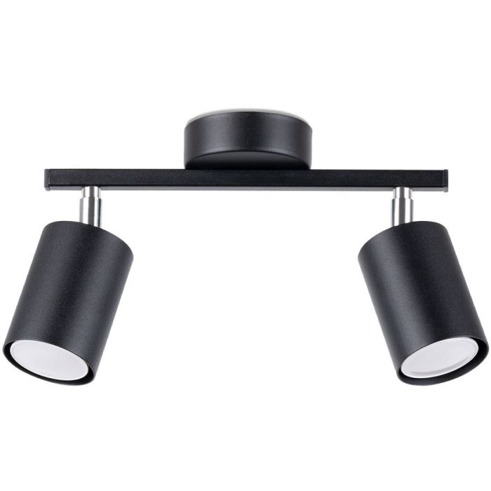 Sollux Lemmi SL.1127 mat zwart metalen spot