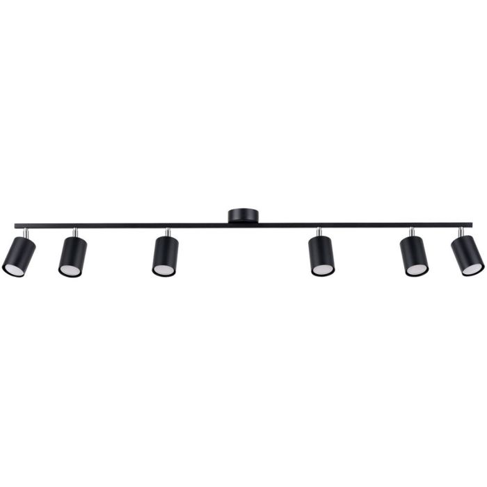 Sollux Lemmi SL.1169 zwarte spot met zes GU10