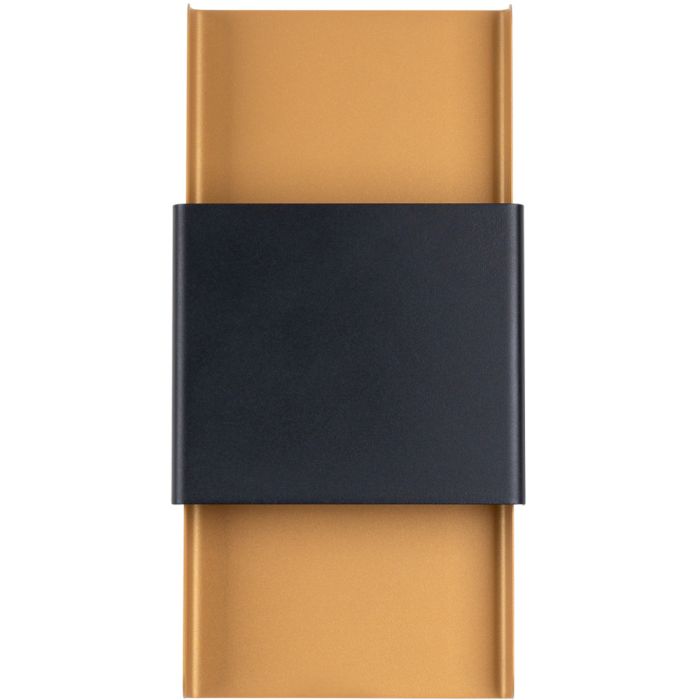 Sollux Durlin SL.1354 zwart met goudkleurige wandlamp