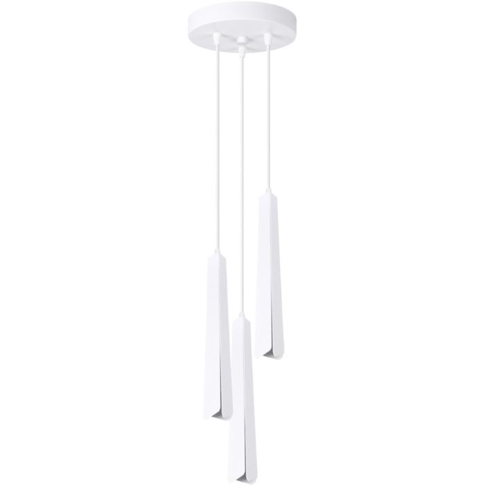 Sollux Prysm SL.1398 wit metalen hanglamp