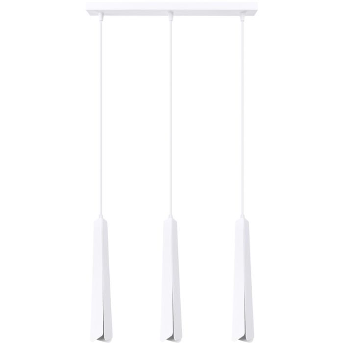 Sollux Prism SL.1399 wit metalen hanglamp