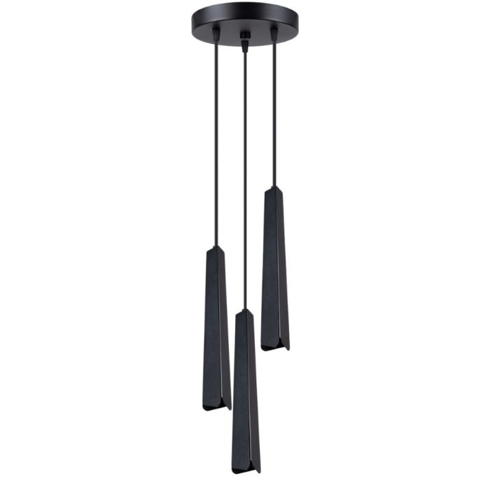 Sollux Prysm SL.1401 zwart metalen hanglamp