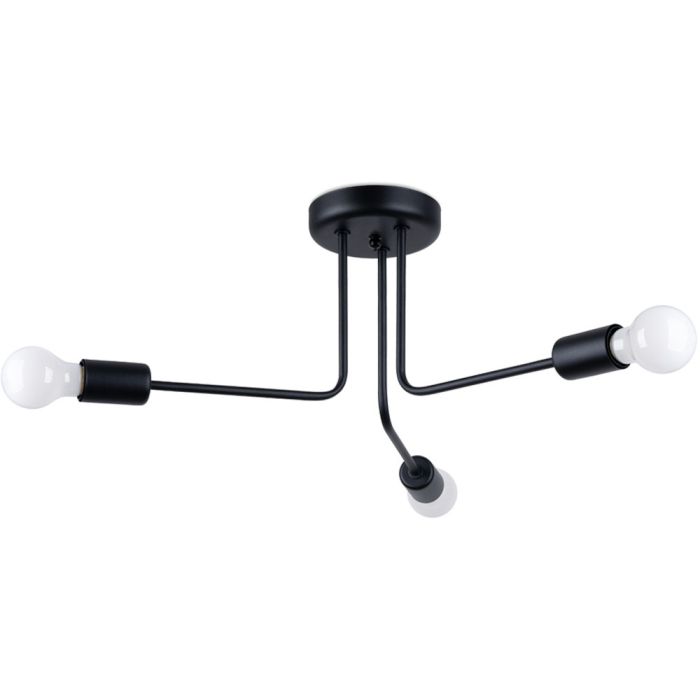 Sollux Norah SL.1450 zwarte plafondlamp