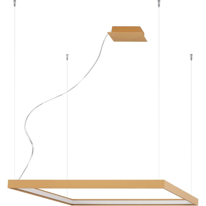 Thoro Nelya TH.149 grote gouden hanglamp