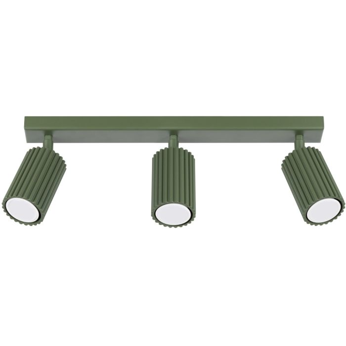 Sollux Karbon SL.1619 olijf groene geribbelde spot